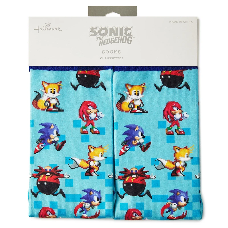 SEGA Sonic the Hedgehog™ 16-Bit Style Crew Socks for only USD 14.99 | Hallmark