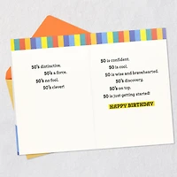 Just Getting Started 50th Birthday Card for only USD 4.59 | Hallmark