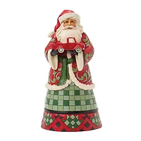 Jim Shore Heartwood Creek Santa Holding Red Toy Truck Figurine, 10" for only USD 84.99 | Hallmark