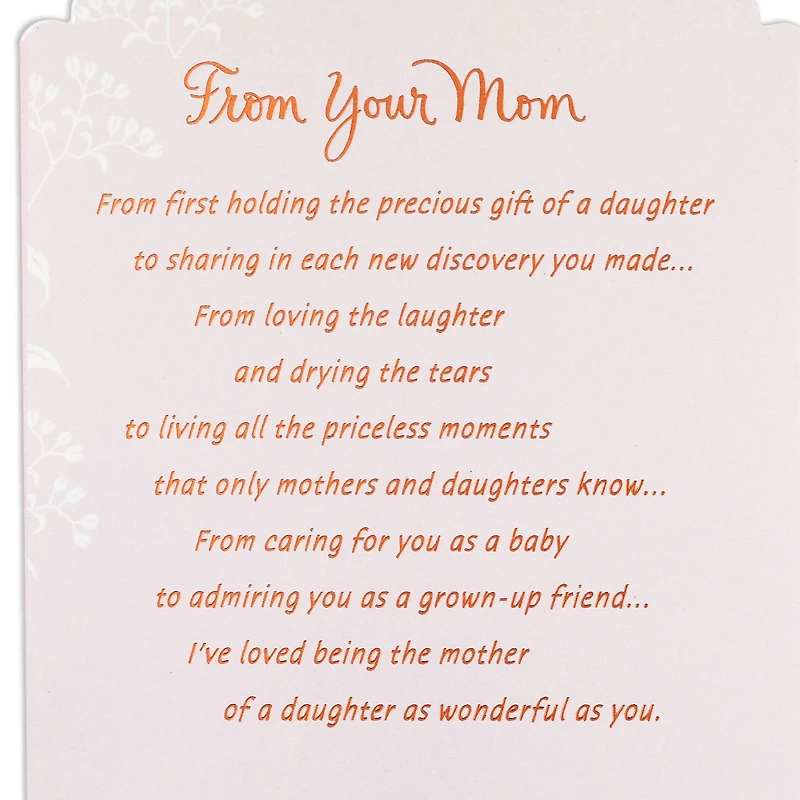 You're a Wonderful Daughter Birthday Card for only USD 4.99 | Hallmark