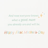 Welcome to Motherhood First Mother's Day Card for only USD 5.99 | Hallmark