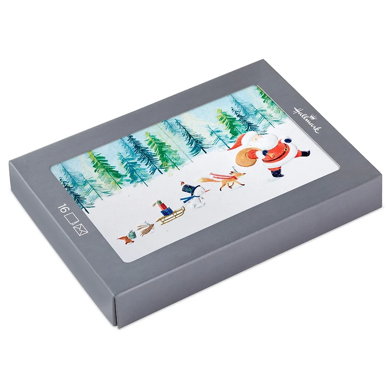 Snowy Santa Claus Parade Boxed Christmas Cards, Pack of 16 for only USD 15.49 | Hallmark