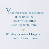 Happiness in Every Chapter to Come Wedding Card for only USD 8.59 | Hallmark