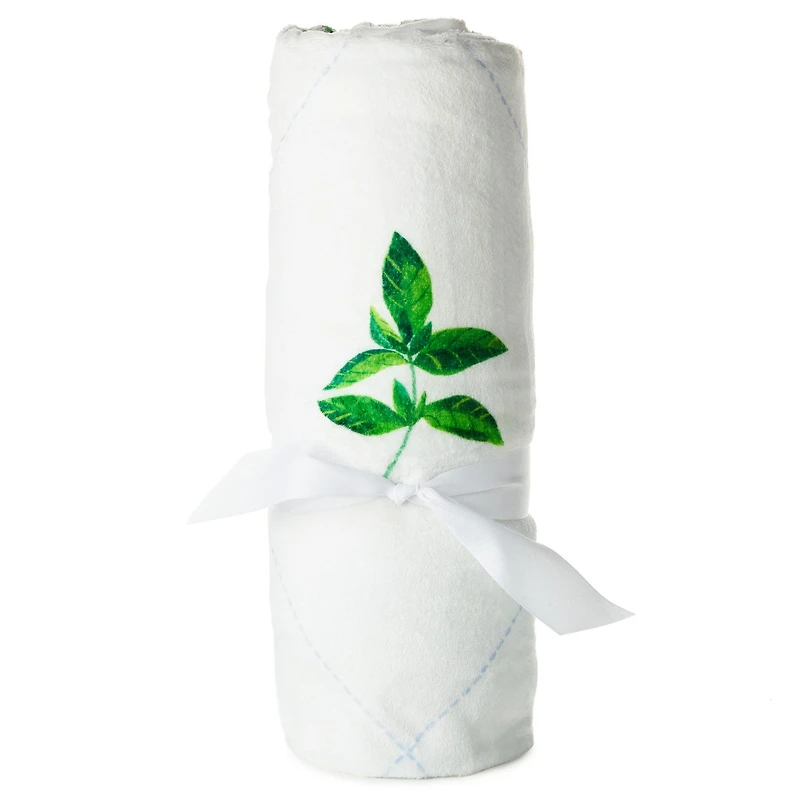 Wildflowers on Cream Diamonds Throw Blanket, 50x60 for only USD 29.99 | Hallmark
