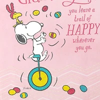 Peanuts® Snoopy Trail of Happiness Easter Card for Granddaughter for only USD 2.00 | Hallmark
