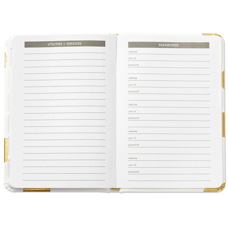 Gold Polka Dots Address Book for only USD 14.99 | Hallmark