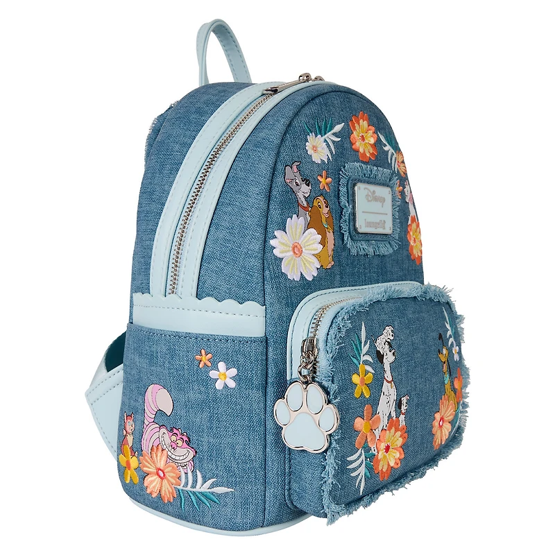 Loungefly Disney Dogs and Cats Denim Mini Backpack for only USD 80.00 | Hallmark