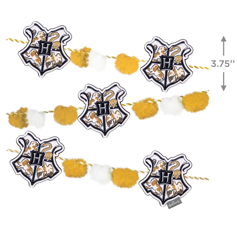 Harry Potter™ Hogwarts™ Crest Fabric Hallmark Garland, 72" for only USD 14.99 | Hallmark