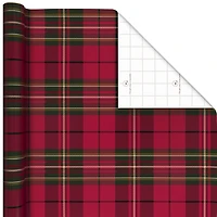 Classic Red Plaid Jumbo Christmas Wrapping Paper Roll, 90 sq. ft. for only USD 9.99 | Hallmark