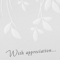 Cream Leaves Sympathy Thank You Notes, Pack of 10 for only USD 10.49 | Hallmark
