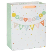 13" Welcome Baby Banner Large Gift Bag for only USD 5.49 | Hallmark