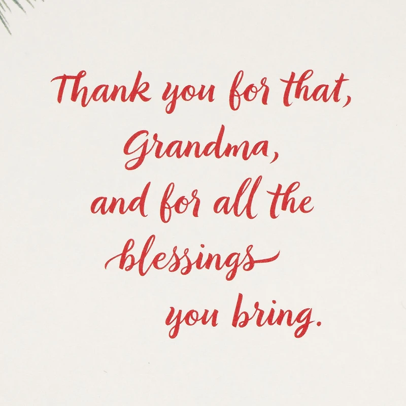 Traditions That Last Christmas Card for Grandma for only USD 3.99 | Hallmark