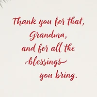 Traditions That Last Christmas Card for Grandma for only USD 3.99 | Hallmark