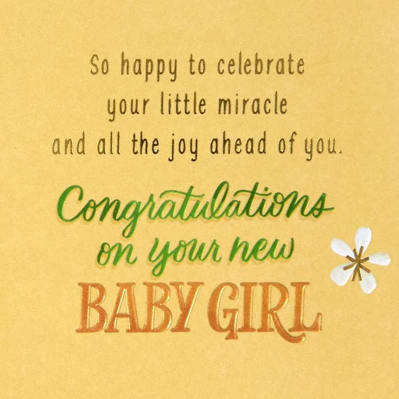 The Sweetest Dream Come True New Baby Girl Card for only USD 4.59 | Hallmark