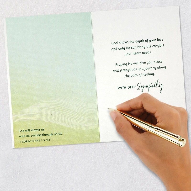 Depth of Your Love Religious Sympathy Card for Loss of Wife for only USD 5.59 | Hallmark