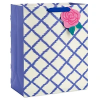 13" Blue Trellis on White Large Gift Bag for only USD 4.99 | Hallmark