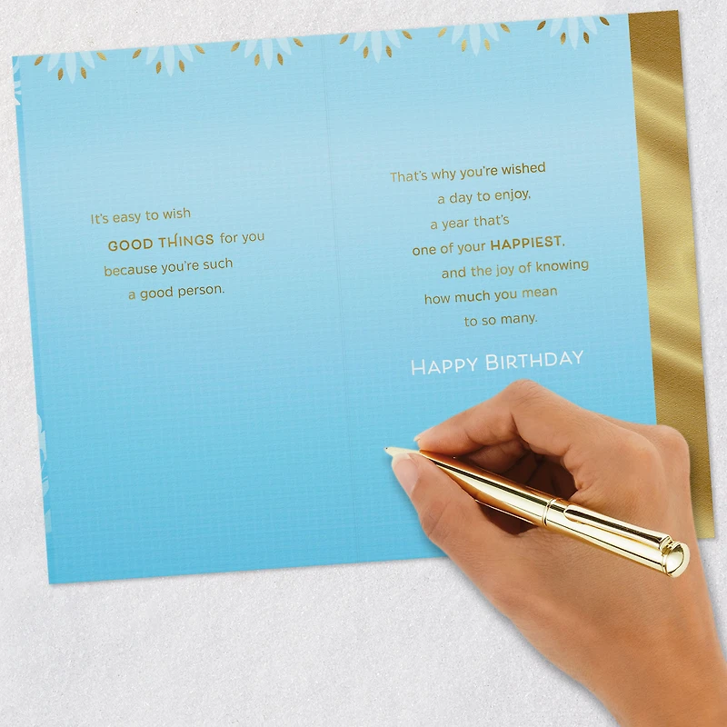 It's Easy to Wish Good Things for You Birthday Card for only USD 4.99 | Hallmark