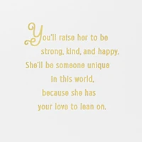 Strong, Unique and Loved New Baby Girl Card for only USD 6.99 | Hallmark