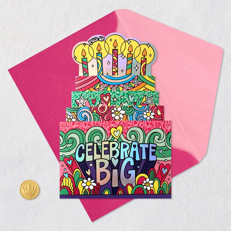 Celebrate Big Pop-Up Musical Birthday Card for Kids for only USD 9.99 | Hallmark