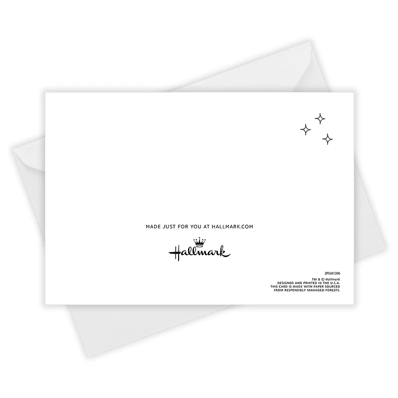 Personalized Black Lines on White Photo Card for only USD 4.99 | Hallmark