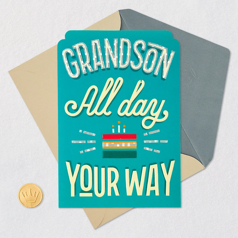 All Day Your Way Birthday Card for Grandson for only USD 5.59 | Hallmark