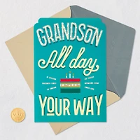 All Day Your Way Birthday Card for Grandson for only USD 5.59 | Hallmark