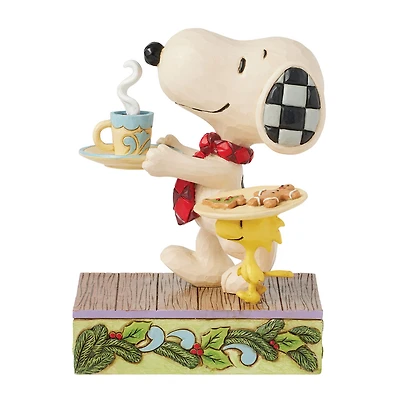 Jim Shore Peanuts Snoopy and Woodstock Cookies for Santa Figurine, 5" for only USD 52.99 | Hallmark