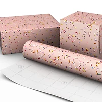 Cake Sprinkles on Pink Wrapping Paper, 20 sq. ft. for only USD 4.99 | Hallmark