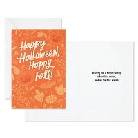 Jack-o'-Lanterns and Fall Leaves Halloween Cards, Pack of 6 for only USD 5.99 | Hallmark