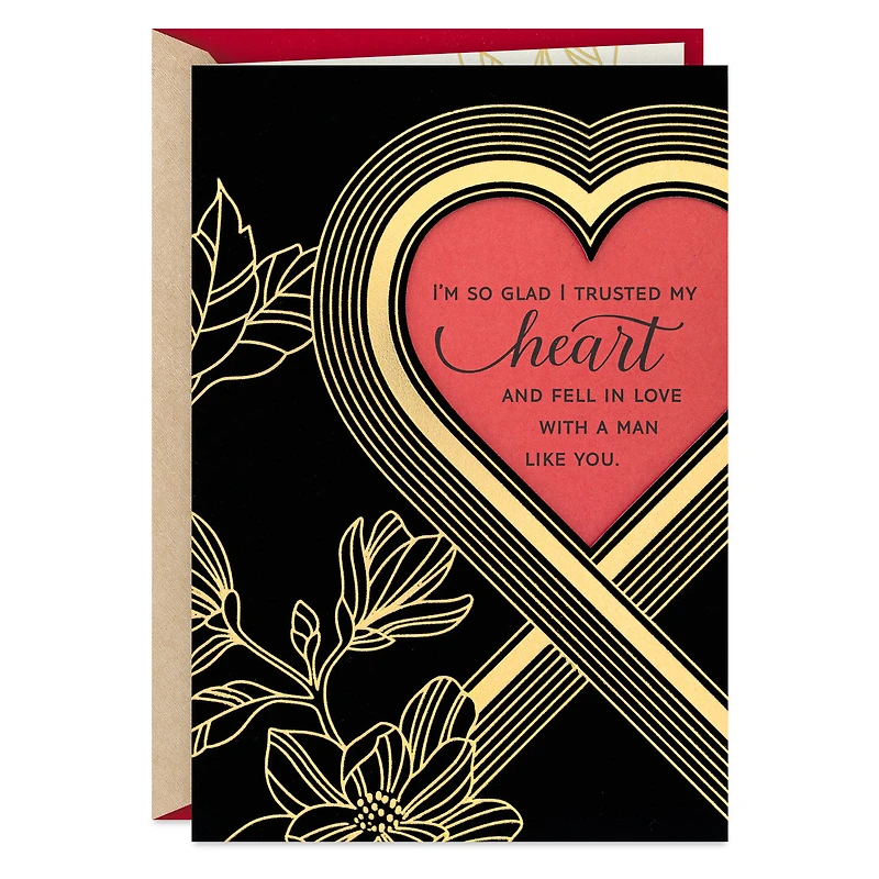 So Glad to Love a Man Like You Romantic Valentine's Day Card for Him for only USD 6.99 | Hallmark