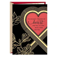 So Glad to Love a Man Like You Romantic Valentine's Day Card for Him for only USD 6.99 | Hallmark