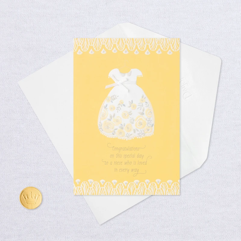 Love, Prayers and God's Blessings First Communion Card for Niece for only USD 3.99 | Hallmark