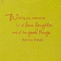 Wishing You Warm Memories Sympathy Card for only USD 5.59 | Hallmark