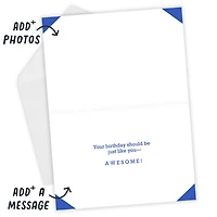 Festive Blue Custom Birthday Card for Boy for only USD 4.99 | Hallmark