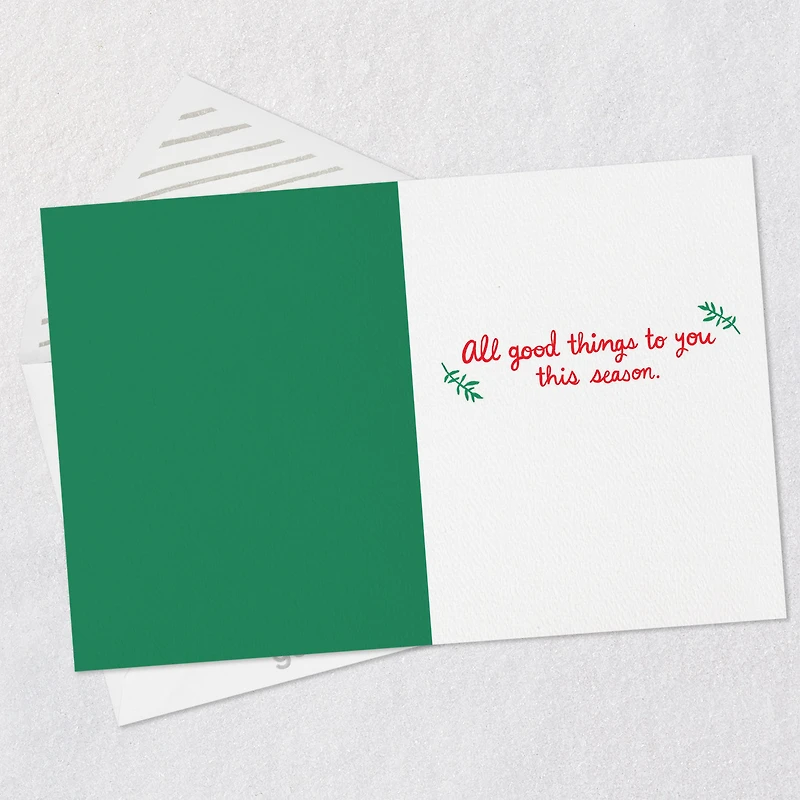 Peace Love Joy Dove and Trees Christmas Card for only USD 3.99 | Hallmark