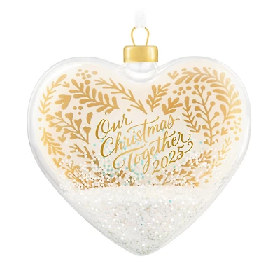 Our Christmas Together 2025 Glass Ornament for only USD 23.99 | Hallmark