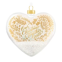 Our Christmas Together 2025 Glass Ornament for only USD 23.99 | Hallmark