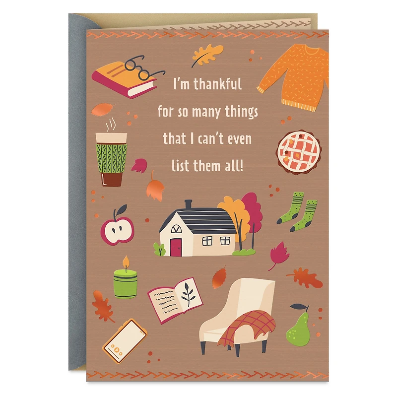You're Top of the Gratitude List Thanksgiving Card for only USD 3.59 | Hallmark