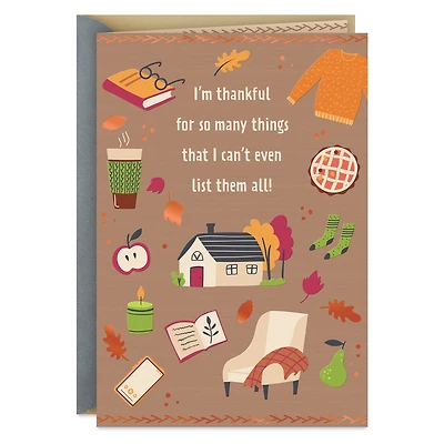 You're Top of the Gratitude List Thanksgiving Card for only USD 3.59 | Hallmark