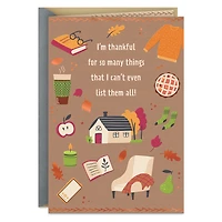 You're Top of the Gratitude List Thanksgiving Card for only USD 3.59 | Hallmark