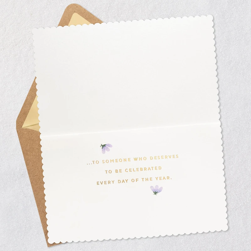 You Deserve to be Celebrated Every Day Birthday Card for only USD 8.59 | Hallmark