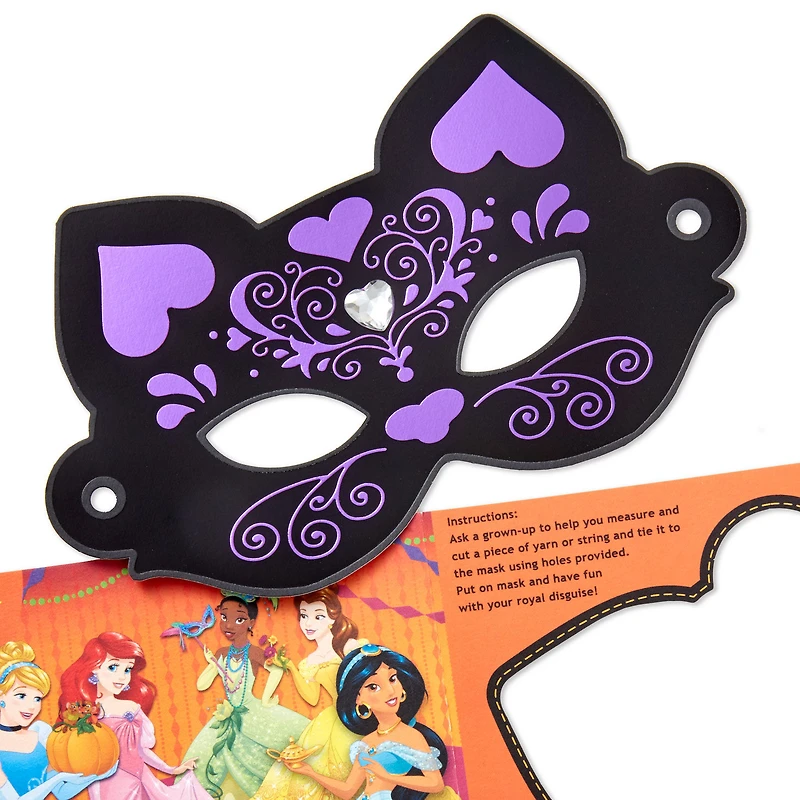 Disney Princess Dress Up Halloween Card for Granddaughter With Mask for only USD 4.59 | Hallmark