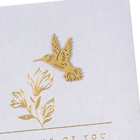 Hummingbird and Flowers Blank Thinking of You Card for only USD 6.59 | Hallmark