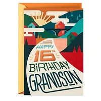 New Adventures and Happiness Ahead 16th Birthday Card for Grandson for only USD 5.59 | Hallmark