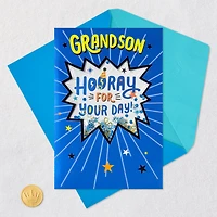 Hooray for Your Day Confetti Shaker Birthday Card for Grandson for only USD 4.99 | Hallmark