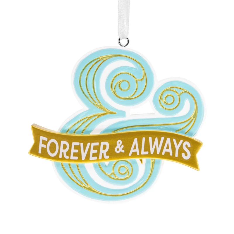 Forever and Always Ampersand Hallmark Ornament for only USD 14.99 | Hallmark