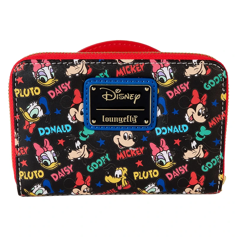Loungefly Disney Mickey Mouse and Friends Zip-Around Wallet for only USD 40.00 | Hallmark