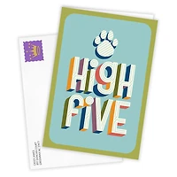 High Five Pet Pawprint Custom Card for only USD 4.99 | Hallmark