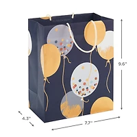 9.6" Patterned Balloons on Blue Medium Gift Bag for only USD 3.99 | Hallmark