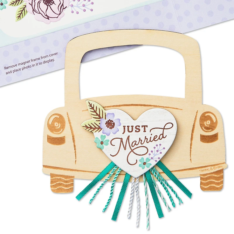 Life Is a Beautiful Adventure Wedding Card With Magnetic Photo Frame for only USD 9.99 | Hallmark